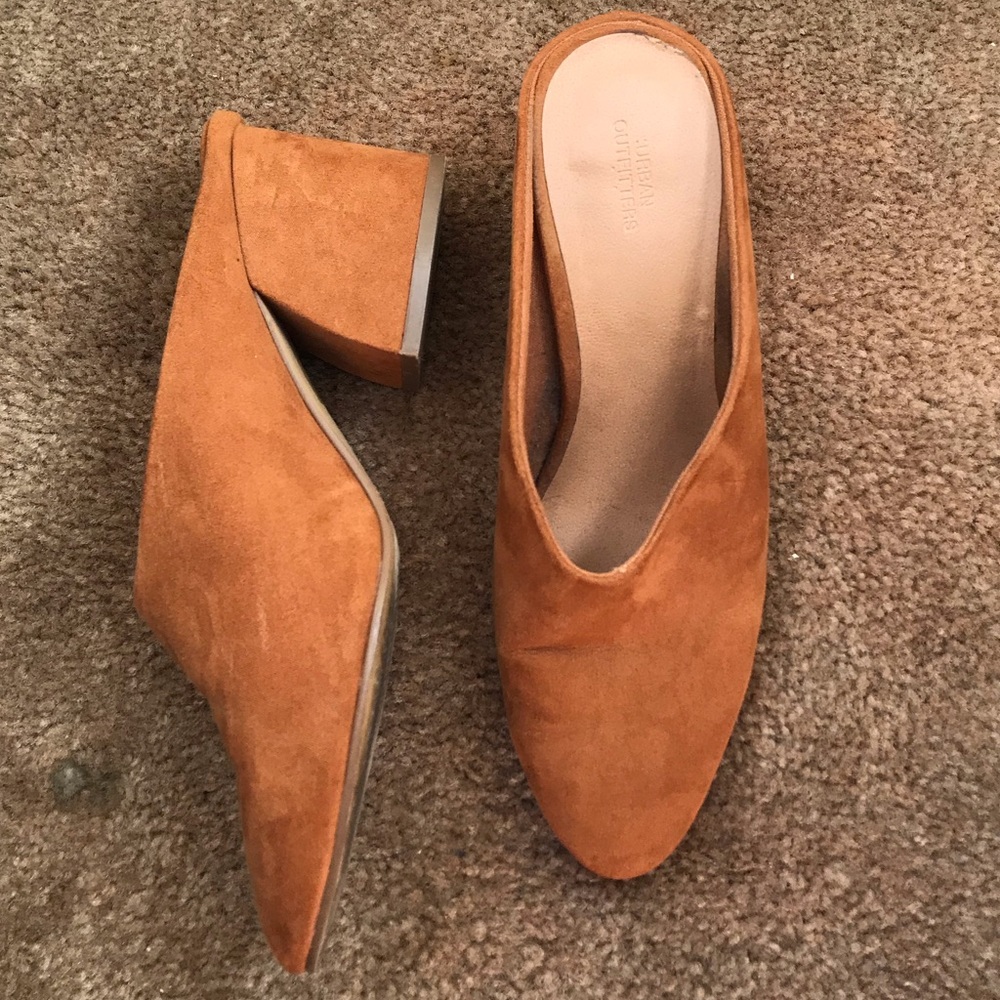 Urban Outfitters Rust coloured Mules